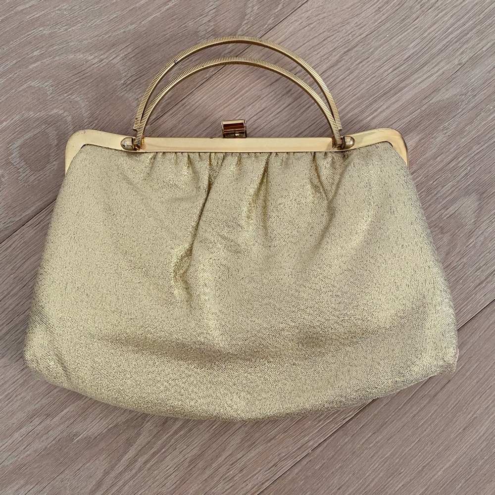 Vintage Gold Clutch